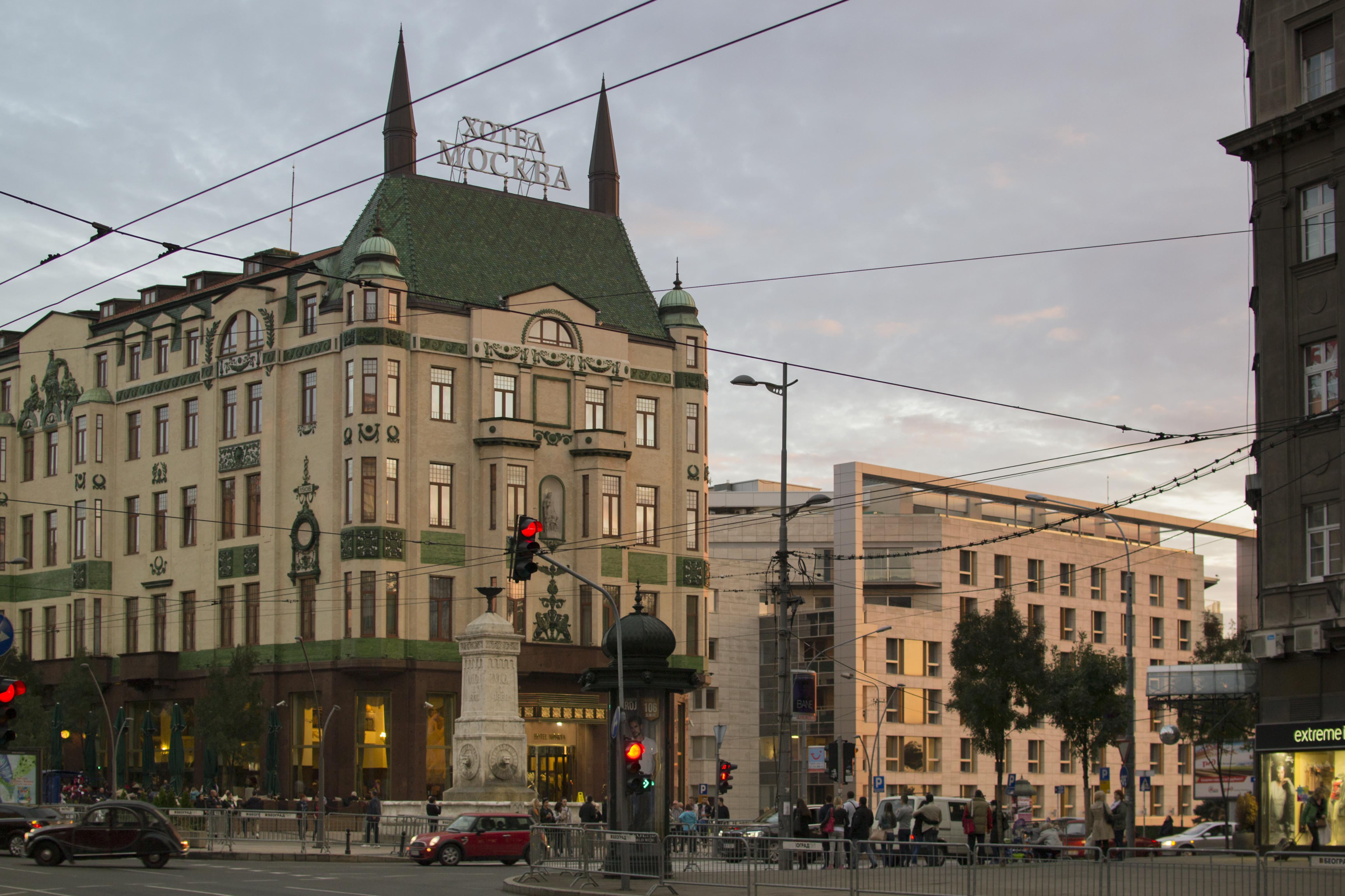 Hotel Moskva Beograd Bagian luar foto